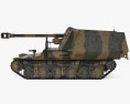 Marder I Винищувач танків 3D модель side view