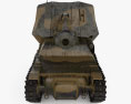 Marder I Tank Destroyer 3d model front view
