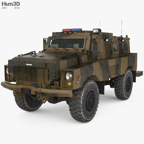 Oshkosh Alpha MRAP 3D модель