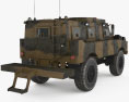 Oshkosh Alpha MRAP 3D-Modell Rückansicht