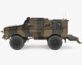 Oshkosh Alpha MRAP 3D-Modell Seitenansicht