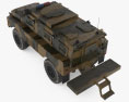 Oshkosh Alpha MRAP 3D-Modell Draufsicht