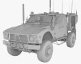 Oshkosh M-ATV Modelo 3d argila render