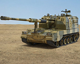 PLZ-05 Self-propelled Howitzer 3D model