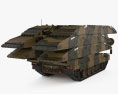 PSB 2 Armored Bridgelayer 3d model back view