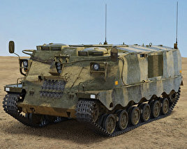 Pansarvarnsrobotbandvagn 551 (PvRbBv 551) 3D модель