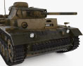 Panzer III Modelo 3d
