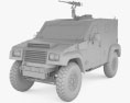 Petit Vehicule Protege Modelo 3D clay render