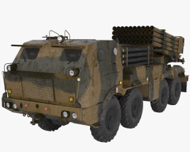 RM-70 multiple rocket launcher 3D model