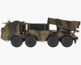 RM-70 multiple rocket launcher 3Dモデル side view