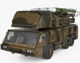 Raad air defence system 3D model