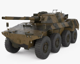 Rooikat 3Dモデル