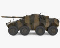 Rooikat 3d model side view