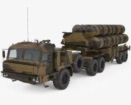 S-400 missile system 3D model