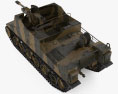 Sexton Self-propelled Artillery 3d model top view