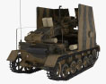 Sturmpanzer I Bison Modèle 3d vue arrière