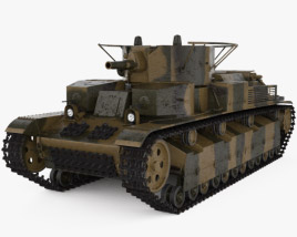 T-28坦克 3D模型