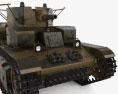 T-28中戦車 3Dモデル