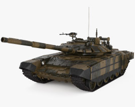 T-72 Modelo 3d