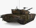 T-72 3D-Modell Rückansicht
