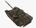 T-72 3d model top view