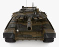 T-72 3D-Modell Vorderansicht