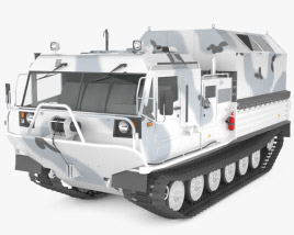 TM-140A ATV Arctic Amphibious All-terrain Vehicle Modelo 3d