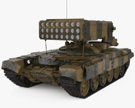 TOS-1A Solntsepyok 3Dモデル
