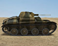 T-60 Modelo 3D vista lateral