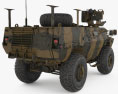 Textron Tactical Armoured Patrol Vehicle 3D模型 后视图