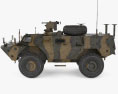 Textron Tactical Armoured Patrol Vehicle 3D-Modell Seitenansicht