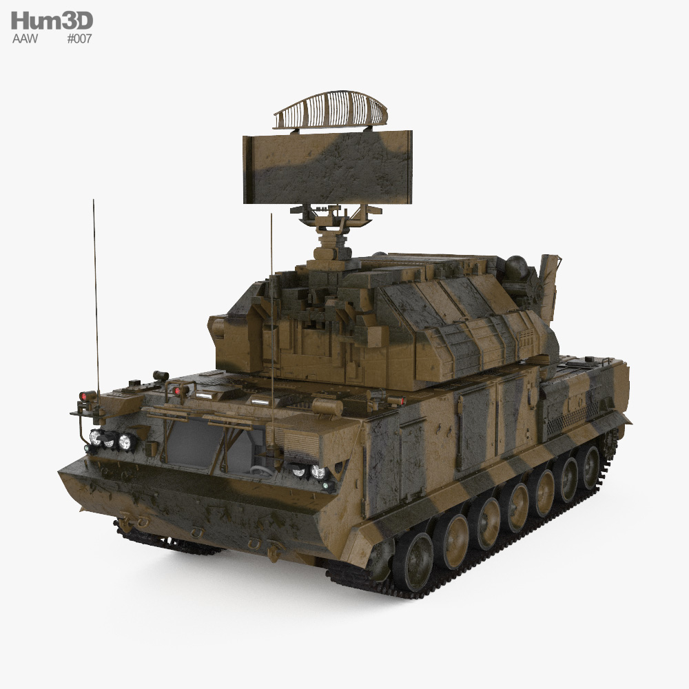 Tor missile system 3D model