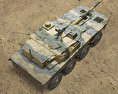16式機動戰鬥車 3D模型 顶视图