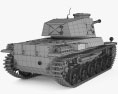 三式中戦車 3Dモデル