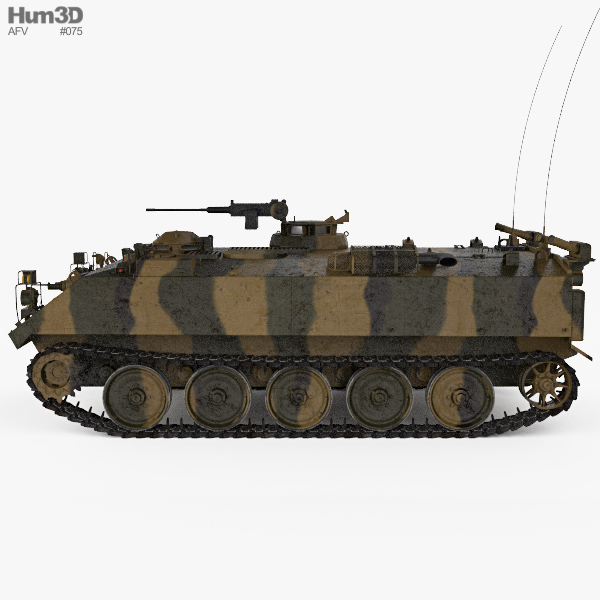 Type 73 Armoured Personnel Carrier 3D model Military on Hum3D