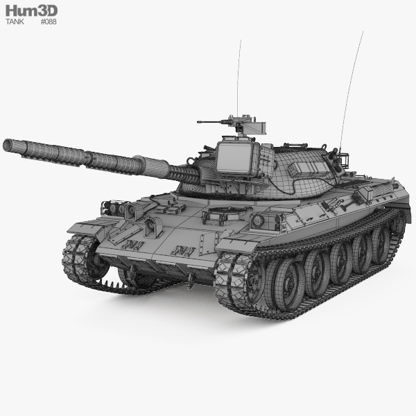 Tank 3D - Military on Hum3D
