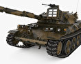Type 74 Tank 3d model