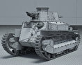 Type 89 I Go 3d model wire render