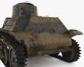 Type 97 Te-Ke tankette Modelo 3d