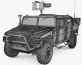 URO VAMTAC ST5 3D-Modell wire render