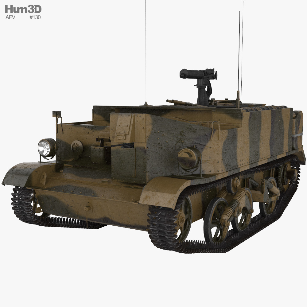Universal Carrier (Bren Gun Carrier) 3D модель