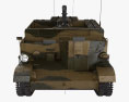Universal Carrier (Bren Gun Carrier) Modello 3D vista frontale