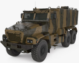 Ural Typhoon 63095 MRAP 3D model