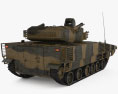 VN17 Infantry 戦闘車両 3Dモデル 後ろ姿