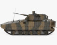 VN17 Infantry Vehículo de Combate Modelo 3D vista lateral