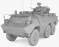 WZ-523 Armored Personnel Carrier 3D 모델  clay render
