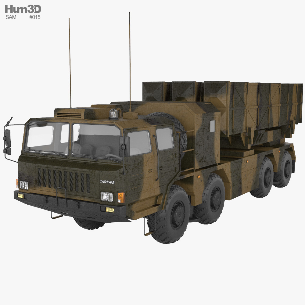 Weishi WS-2 Guided MLRS 3D model
