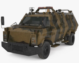 Wolf Armoured Vehicle 3D model