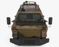 Wolf Armoured Vehicle 3D-Modell Vorderansicht