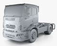 Tata Prima Tractor Racing Truck 2022 3d model clay render